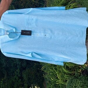 Sara Campbell Daniella Linen Tunic XL